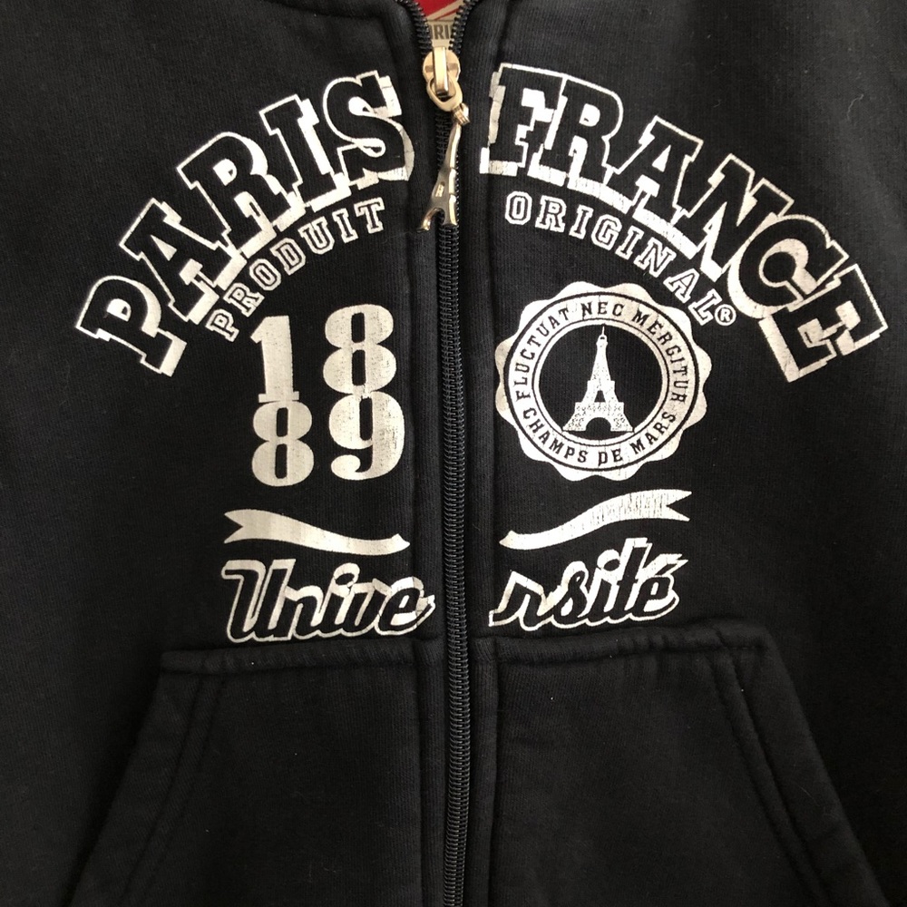 Paris France hoodie size 5/6 - Picture 2 of 4